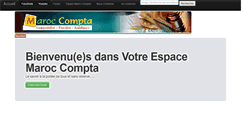 Desktop Screenshot of maroc-compta.net